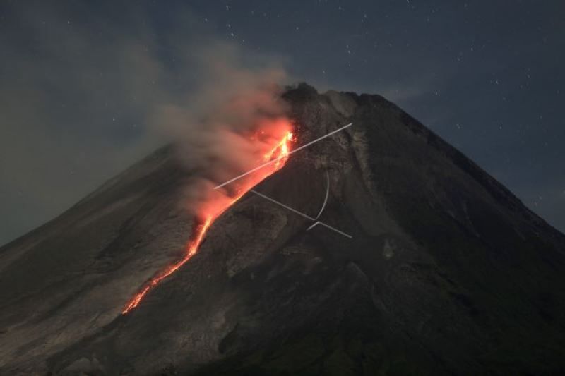 Lava Pijar Gunung Merapi