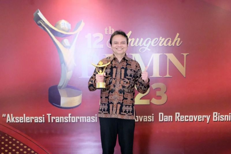 Peruri raih peringkat pertama transformasi digital Anugerah BUMN 2023