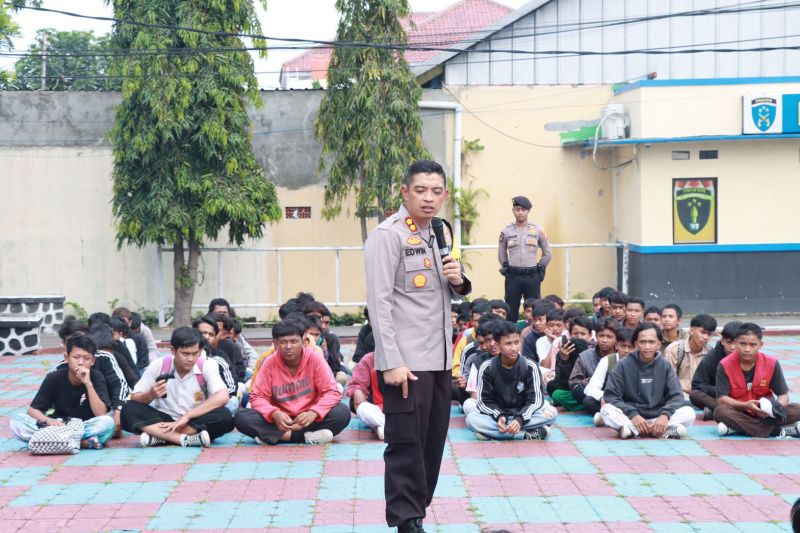 Polres Majalengka amankan 152 pelajar asal Cirebon hendak tawuran