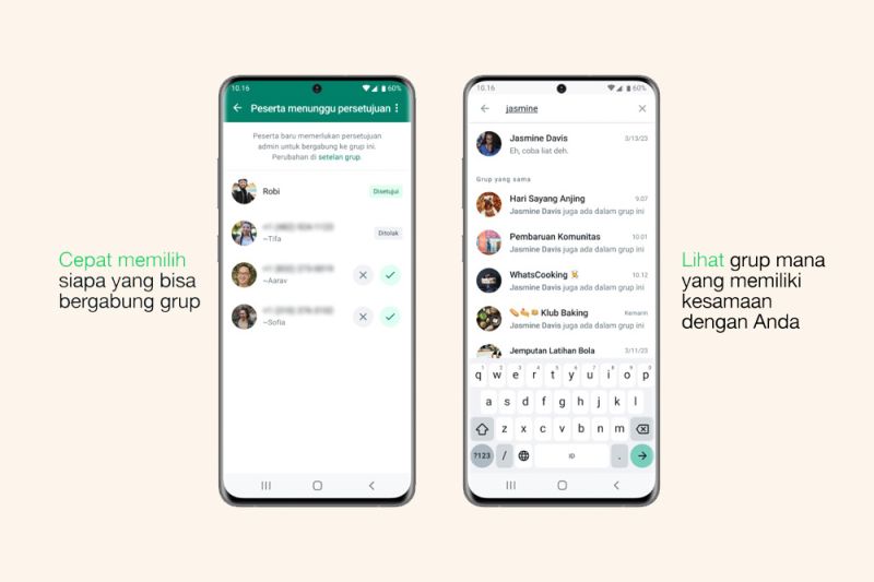 WhatsApp bagikan dua fitur baru untuk atur grup lebih mudah