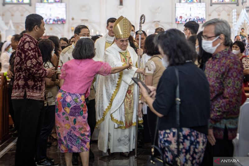 Dubes Vatikan Resmikan Gereja Katedral Santa Maria Palembang