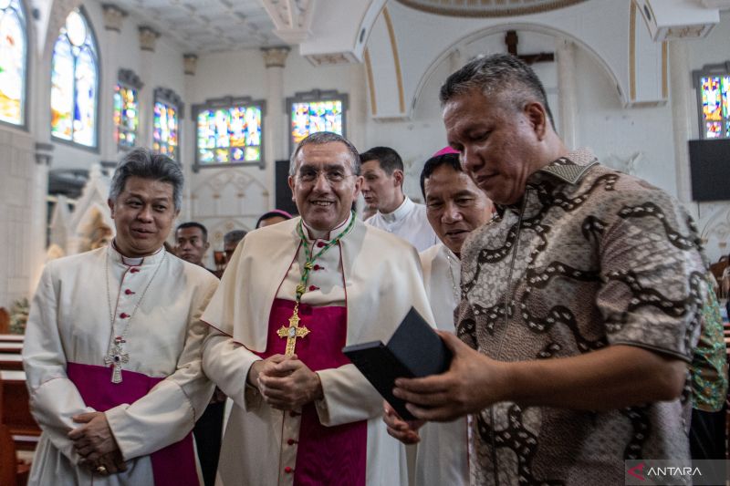 Dubes Vatikan Resmikan Gereja Katedral Santa Maria Palembang