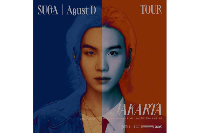 Konser solo Suga BTS di Tangerang mulai jual tiket pada 27 Maret