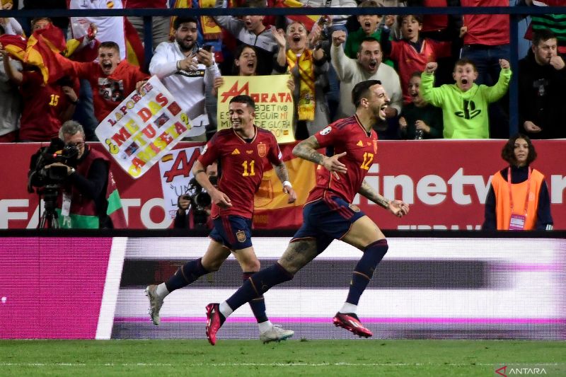 Spanyol menang meyakinkan 3-0 atas Norwegia