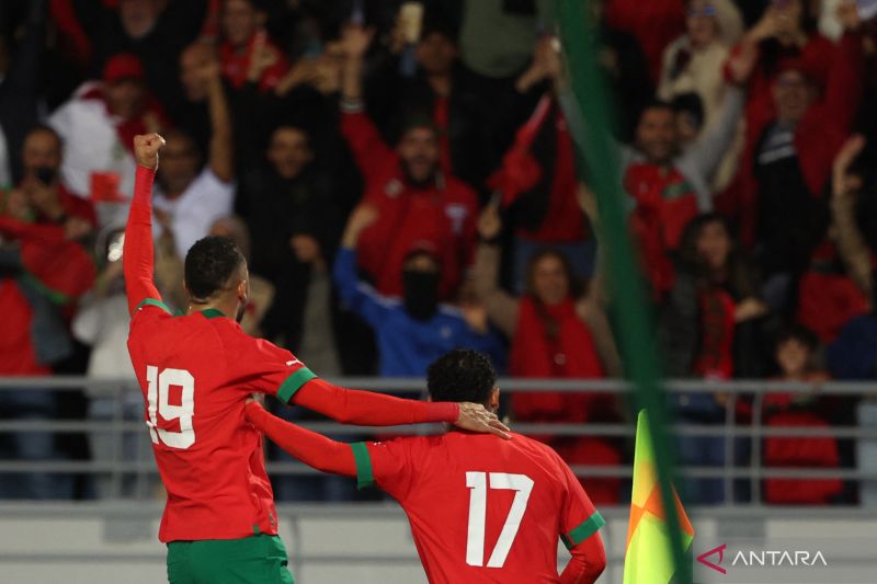 Maroko menang 2-1 atas Brazil dalam laga persahabatan
