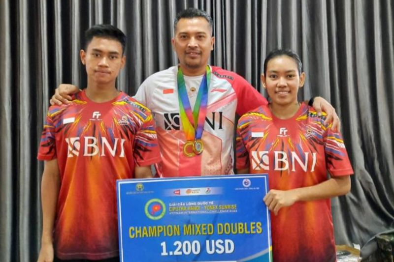 Jafar/Aisyah juarai ganda campuran Vietnam International Challenge 2023
