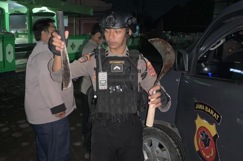 Polresta Cirebon tangkap 7 orang diduga akan tawuran