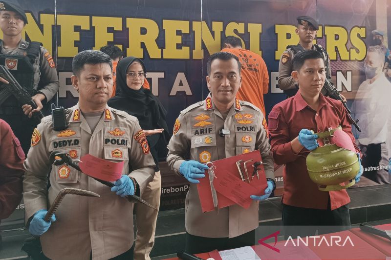Polresta Cirebon tangkap 2 pencuri spesialis tabung gas