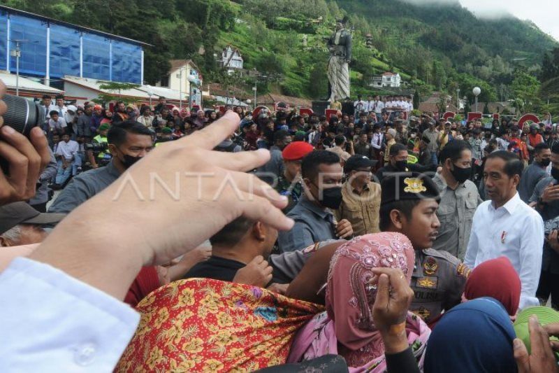 Presiden Joko Widodo Kunjungi Pasar Selo Boyolali