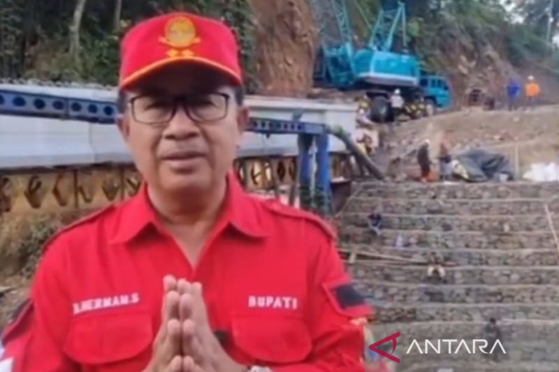 Pemkab Cianjur targetkan pembangunan jalan dan jembatan tuntas Juni