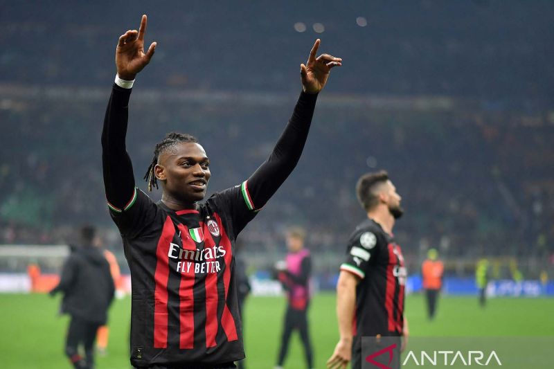 Rafael Leao bawa AC Milan menang 1-0 atas Hellas Verona