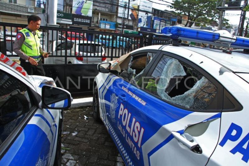 Fasilitas Milik Polisi Di Makassar Diserang OTK