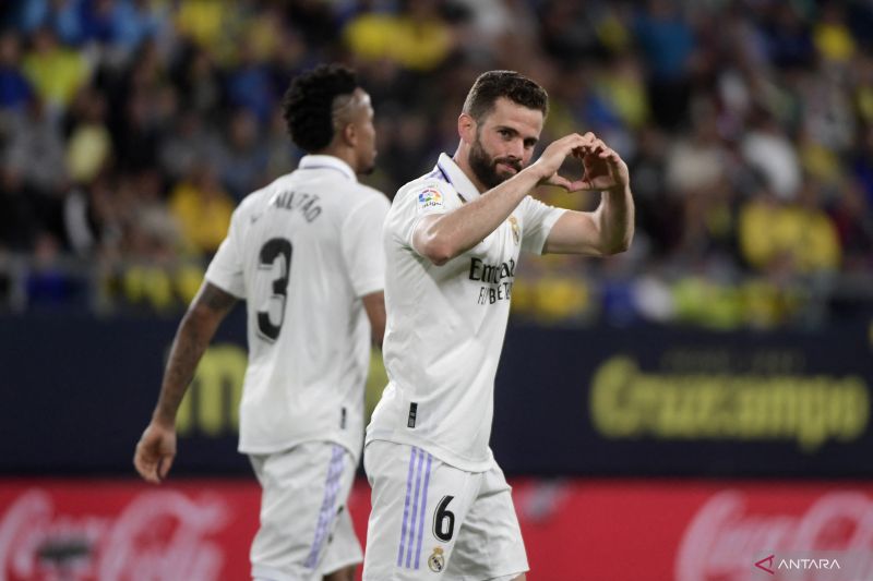 Kapten Real Madrid Nacho sanjung pertahanan solid saat tekuk Man City