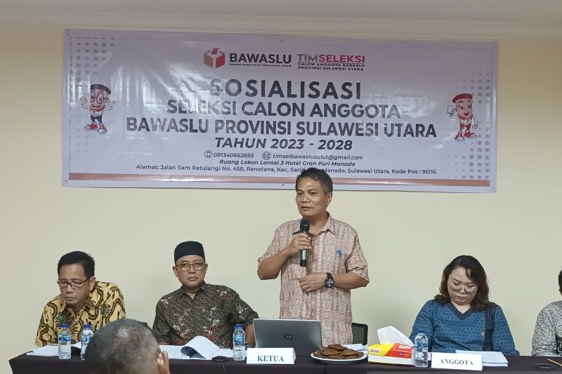 Tim Seleksi Buka Pendaftaran Calon Anggota Bawaslu Sulut Antara News