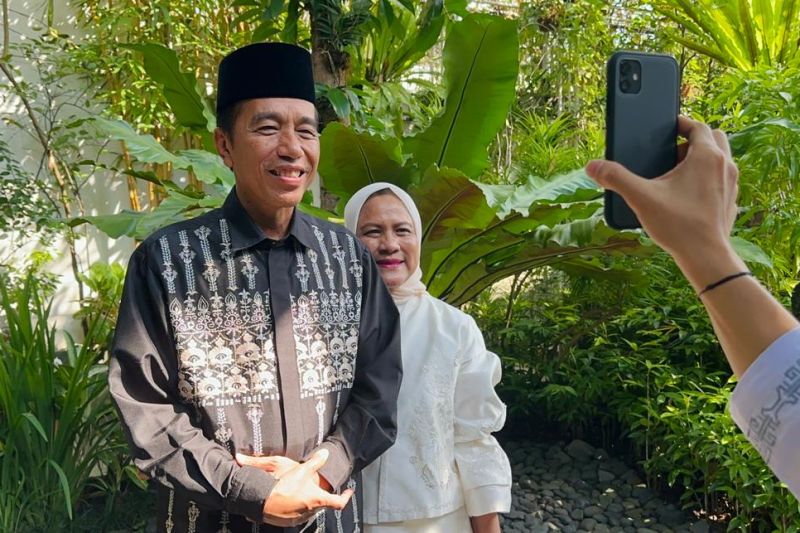 Presiden dan Wapres bersilaturahim melalui video call