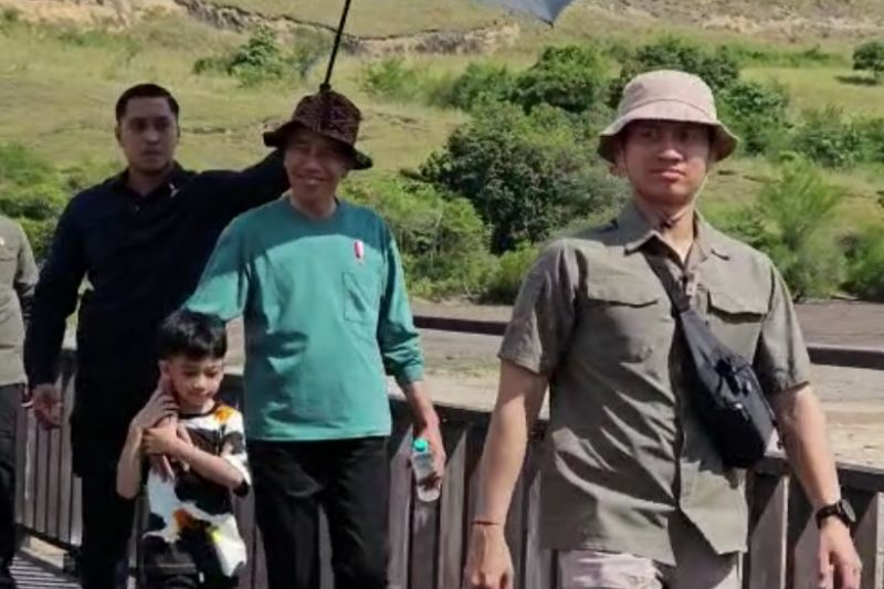 Presiden dan keluarga berkunjung ke Loh Buaya Pulau Rinca