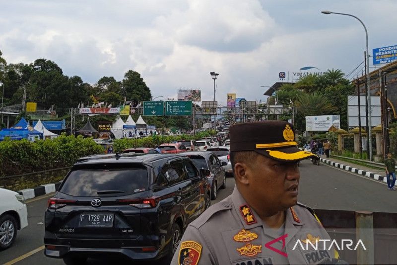 430 ribu kendaraan masuk Jalur Puncak saat libur Lebaran