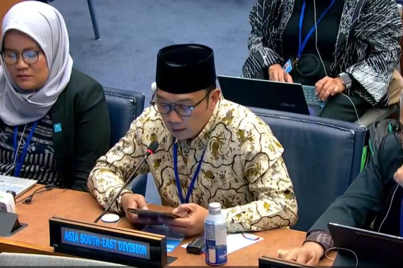 Gubernur Jabar kenalkan Toponimi Gempa Cianjur di Forum PBB