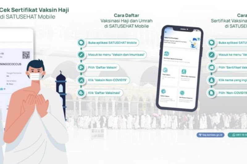 Sertifikat vaksin meningitis kini ada di aplikasi SatuSehat Mobile