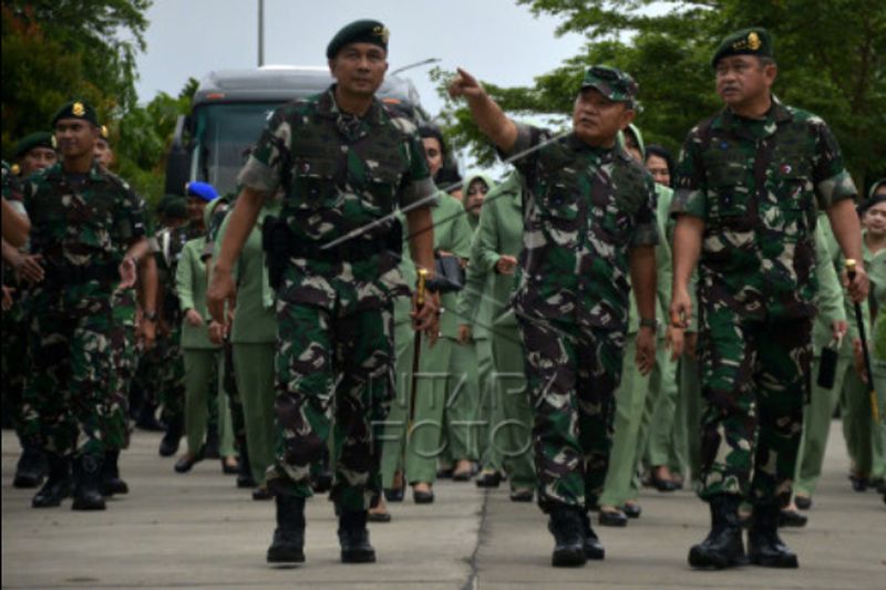 Kunjungan kerja Kasad di Gowa