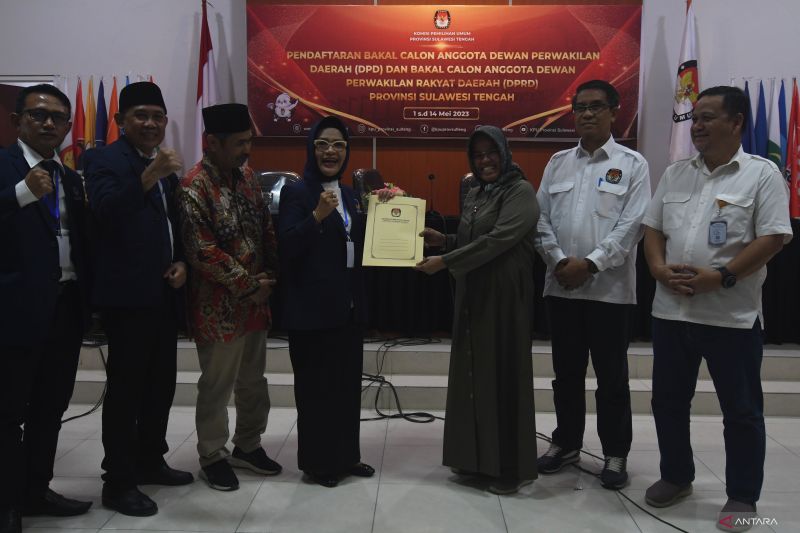 Pendaftaran Bacaleg di Sulawesi Tengah