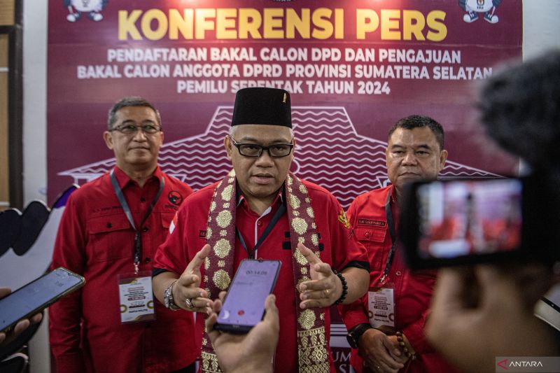 Pendaftaran Bacaleg PDI Perjuangan Sumatera Selatan
