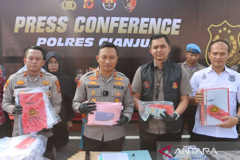 Kepala desa rugikan negara Rp1,3 miliar ditangkap Polres Cianjur