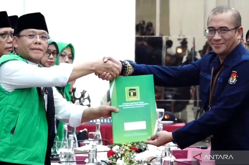 KPU resmi terima berkas pendaftaran 580 bakal caleg dari PPP