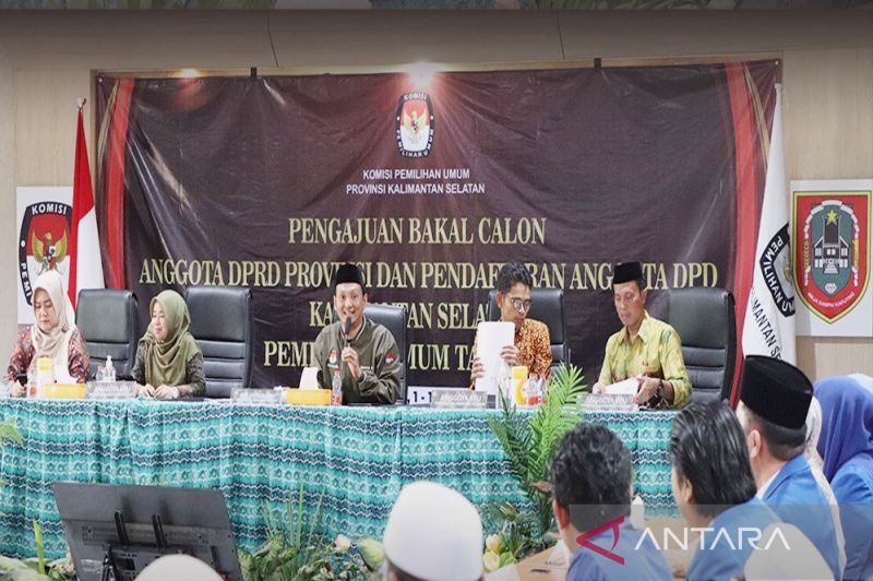 850 Calon Anggota DPRD Kalsel mendaftar ke KPU