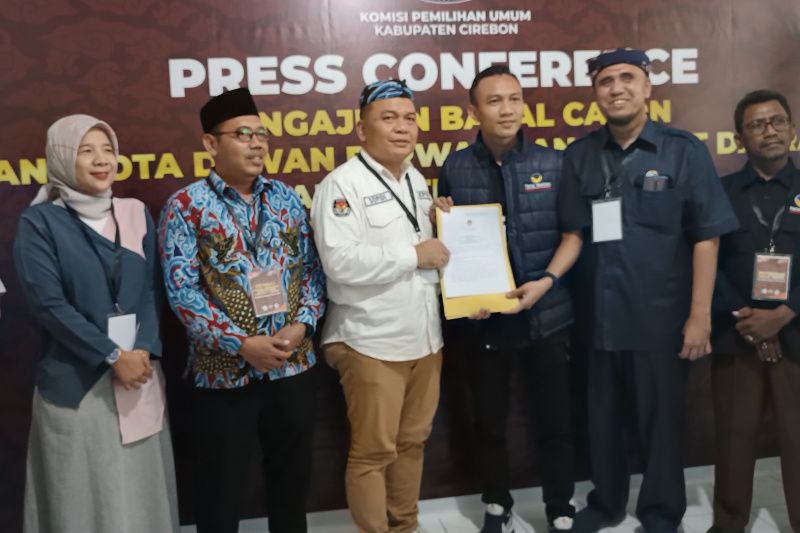 KPU Kabupaten Cirebon terima 862 bacaleg dari 18 parpol