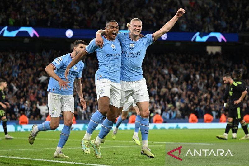 Manchester City hajar Real Madrid untuk maju hadapi Inter Milan di final Liga Champions 2022/23