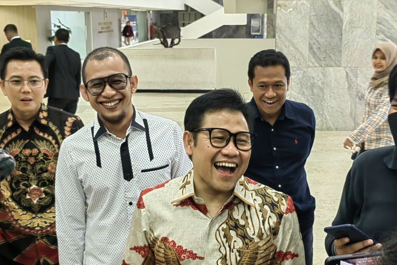 Cak Imin lapor soal koalisi PKB-Gerindra saat bertemu Jokowi