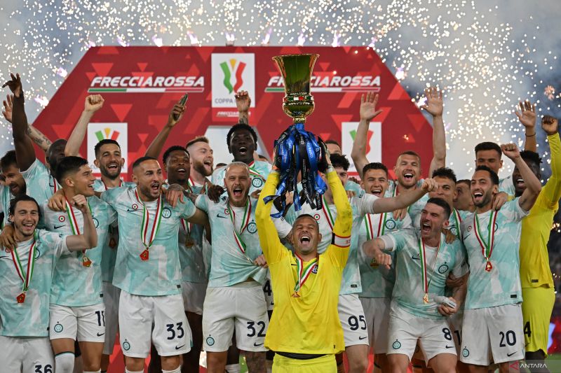 Inter Milan raih juara Coppa Italia