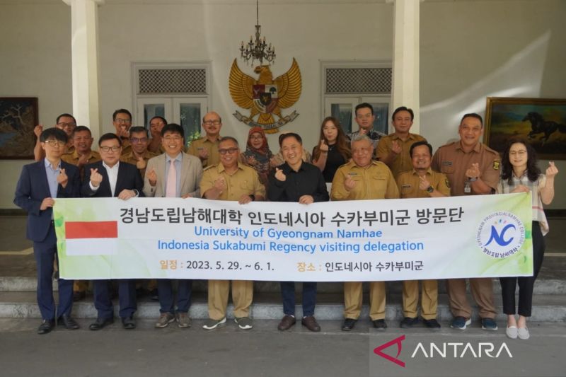 Pemkab Sukabumi jajaki kerja sama beasiswa dengan Universitas Gyeongnam Korea Selatan