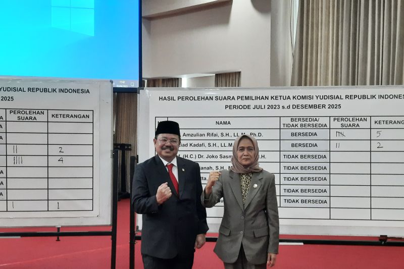 Amzulian Rifai terpilih jadi Ketua Komisi Yudisial periode 2023-2025