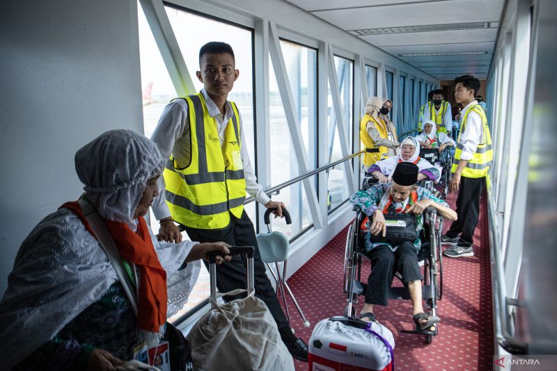 Jamaah Calon Haji Bangka Belitung Diberangkatan ke Tanah Suci