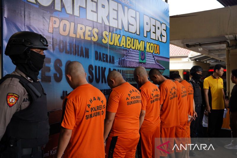Polres Sukabumi Kota tangkap enam tersangka TPPO anak di bawah umur