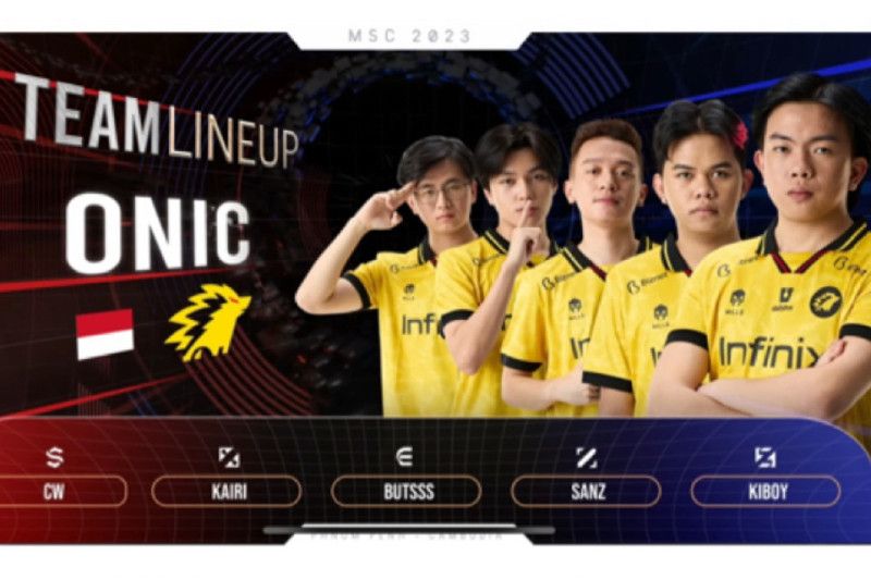 Onic Esports melenggang ke final MSC 2023 seusai tekuk tim Filipina