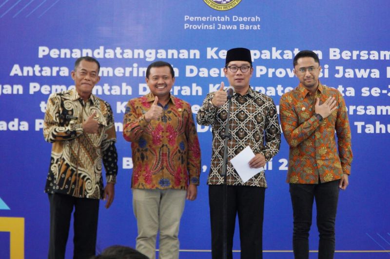 Nota Kesepakatan Bersama Komponen Pendanaan Pilkada Serentak di Jabar, diteken