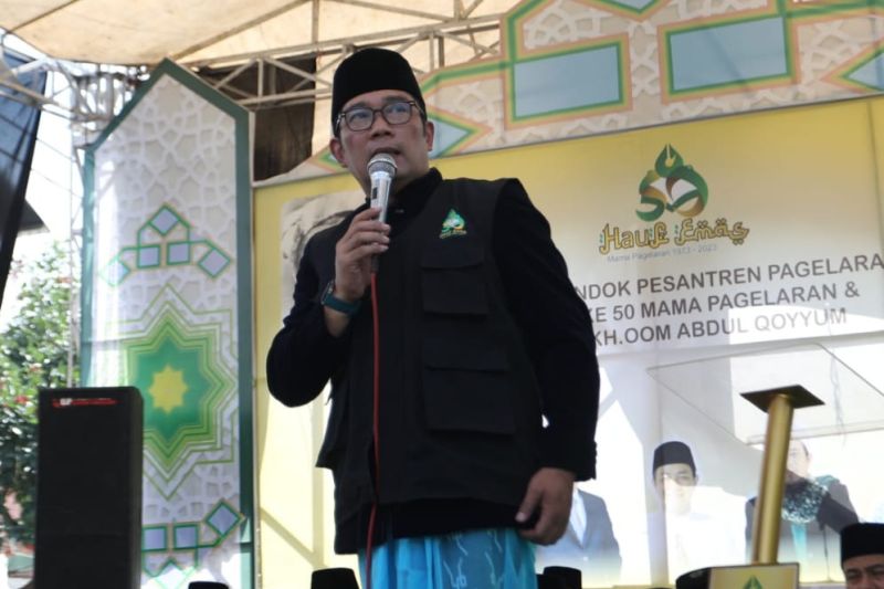 Ridwan Kamil shalat Idul Adha di Masjid Raya Al Jabbar Bandung