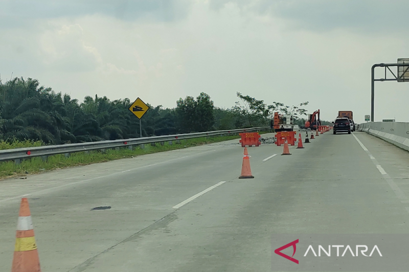 Tol Sumatera ruas Lampung-Sumsel ramai perbaikan