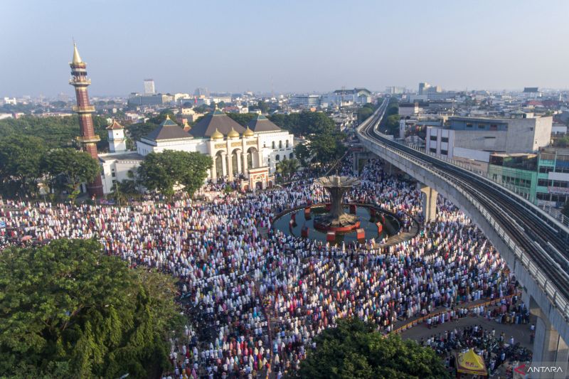 Shalat Idul Adha di Palembang