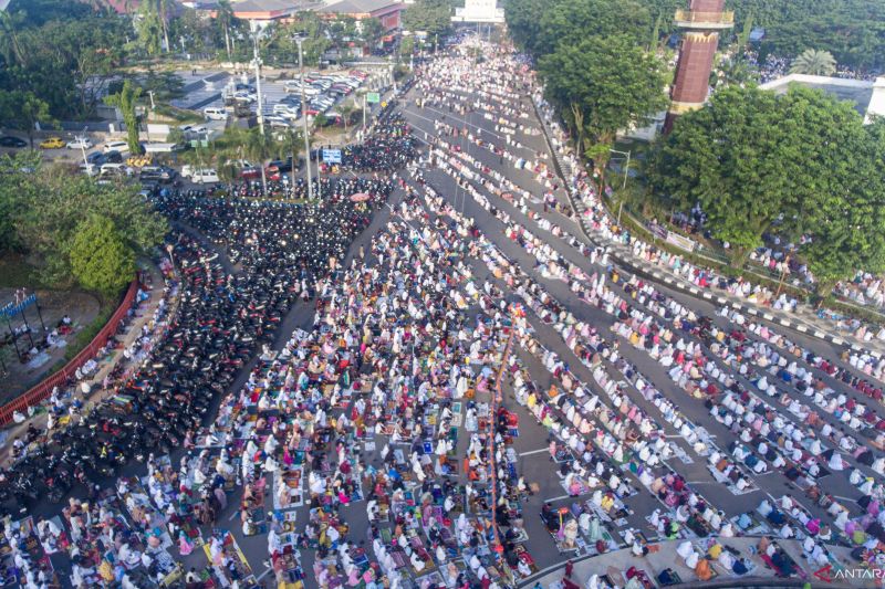 Shalat Idul Adha di Palembang