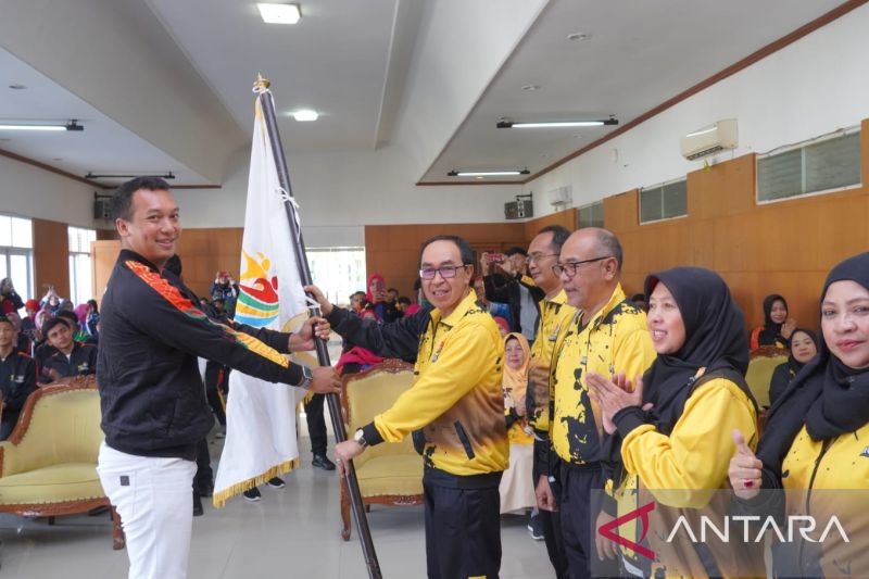 114 warga penggiat olahraga dari Kabupaten Sukabumi ikuti Fornas VII