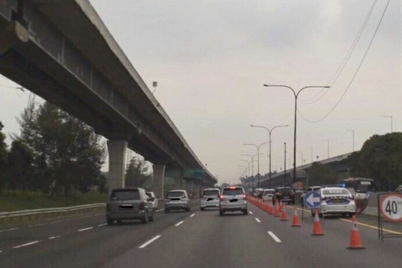 Jalan Tol Jakarta-Cikampek Arah Jakarta Diterapkan Rekayasa "contraflow ...