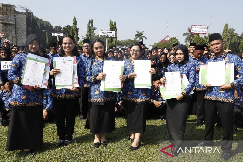 2.981 guru honorer Kabupaten Bogor jadi berstatus PPPK