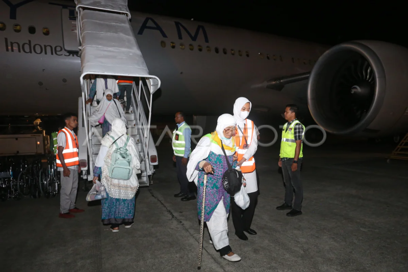 Kedatangan kloter pertama jamaah haji di Aceh