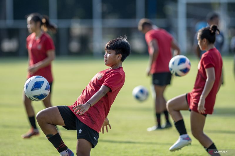 Latihan Timnas Indonesia jelang Semi Final AFF U-19