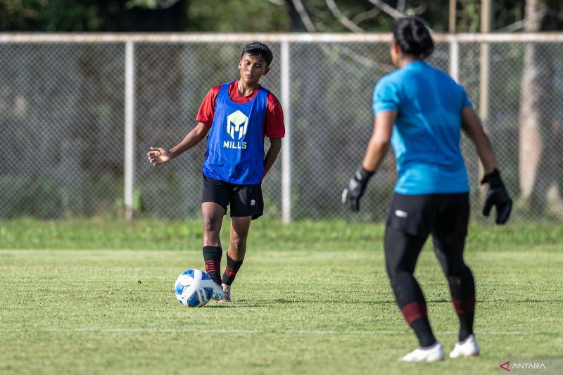 Latihan Timnas Indonesia jelang Semi Final AFF U-19