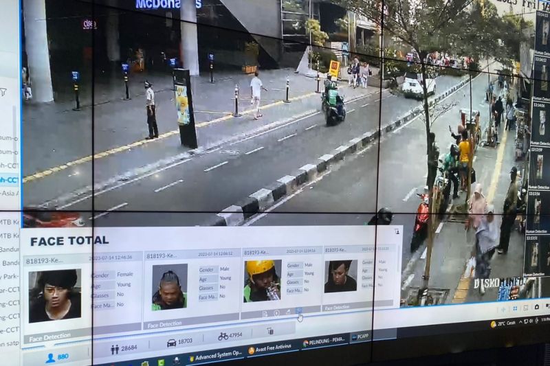 CCTV Kota Bandung dilengkapi pengenal wajah untuk antisipasi aksi kejahatan